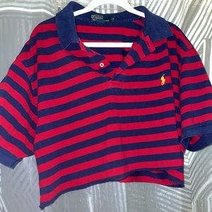 cropped polo Ralph lauren collared shirt!